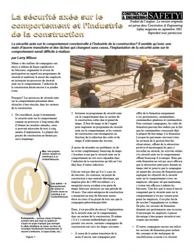 La securite construction
