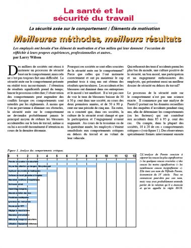Meilleures méthodes, meilleurs résultats