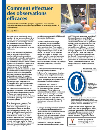 Observations efficaces